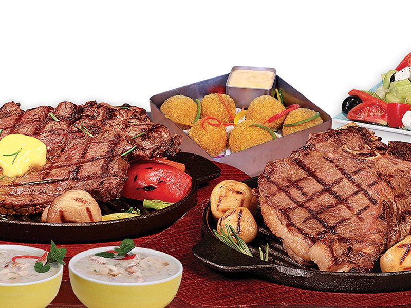 T Bone And New York Steak Combo