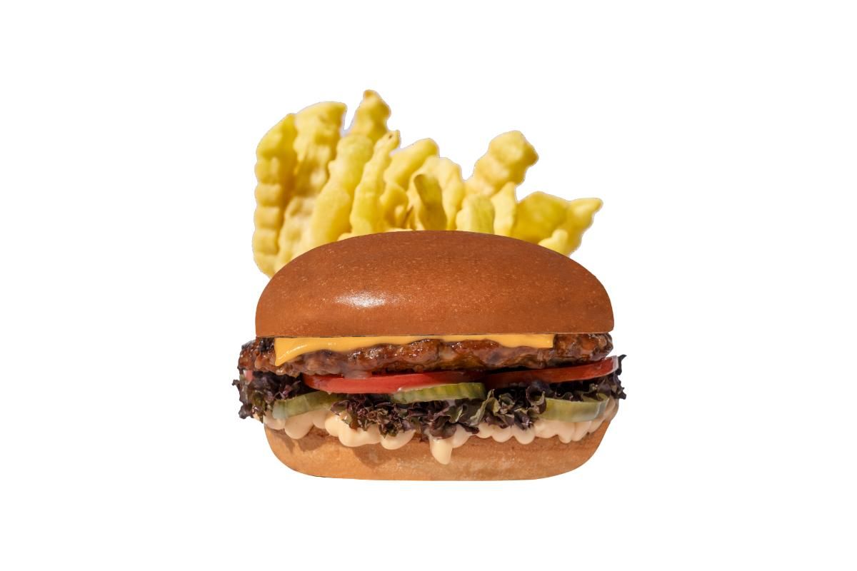 Truffle Mushroom Smashed Burger