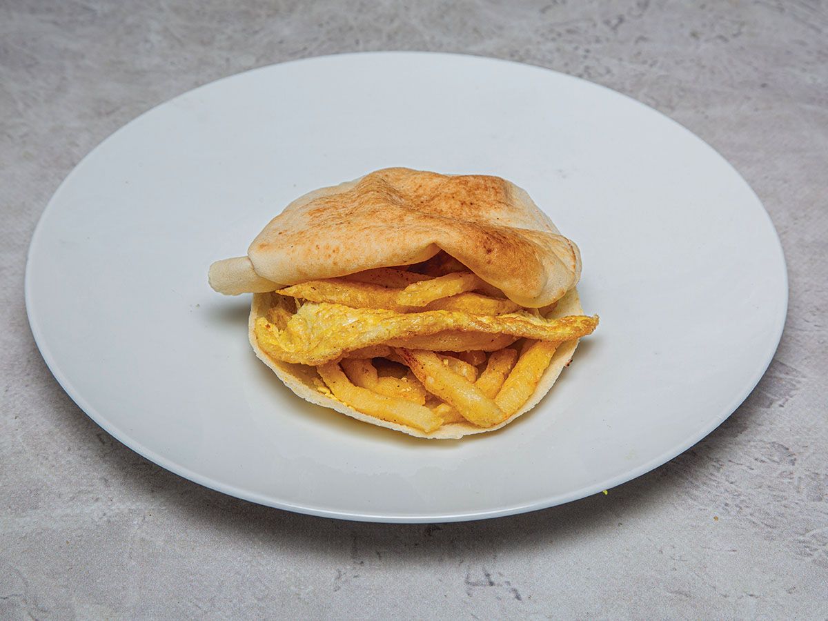 Potato Omelette Sandwich