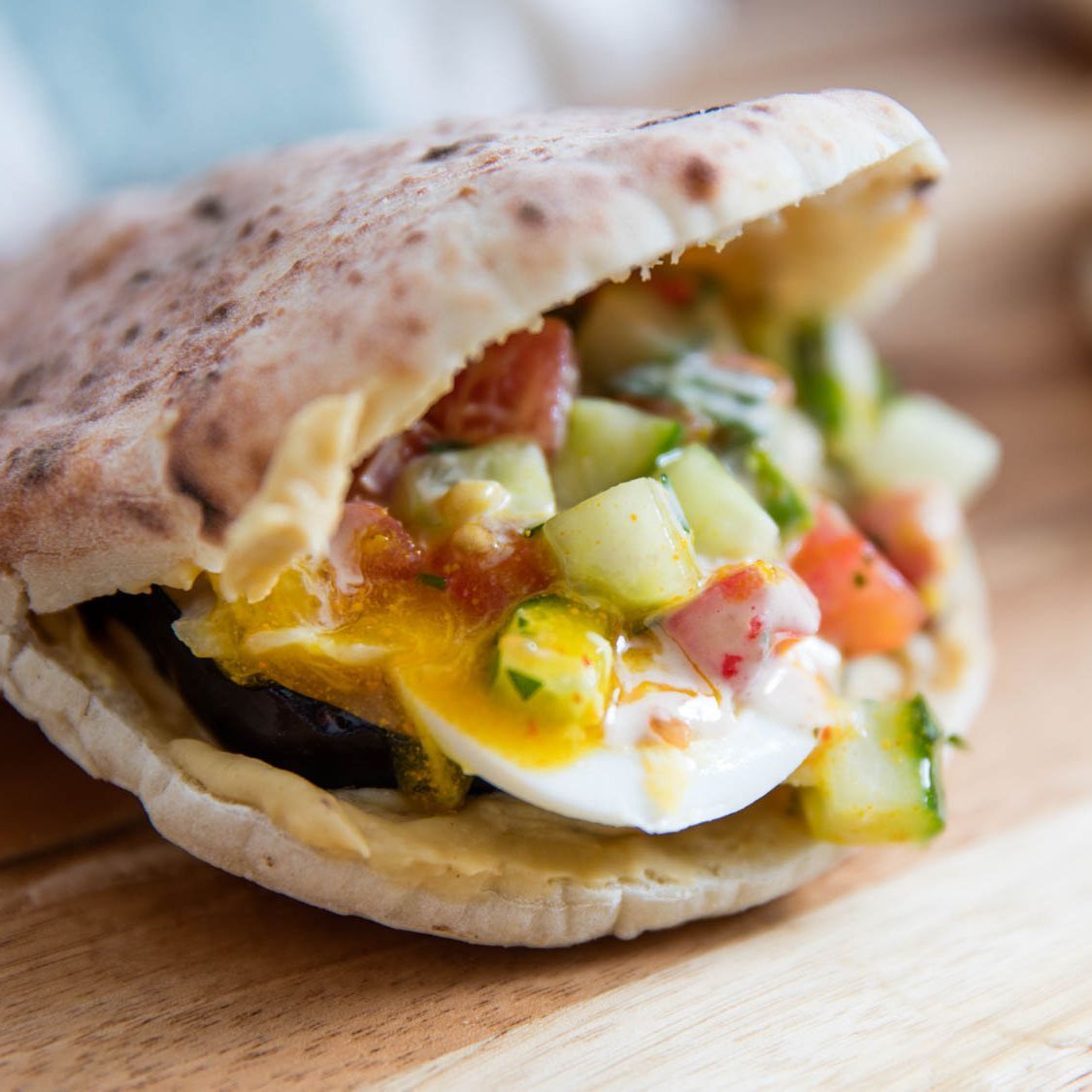 Taamia With Omelette Sandwich