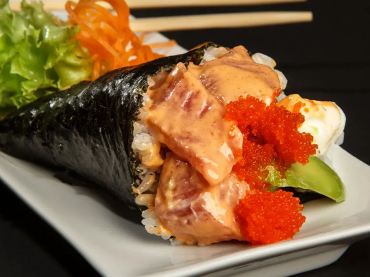 Shrimp Tempura Temaki