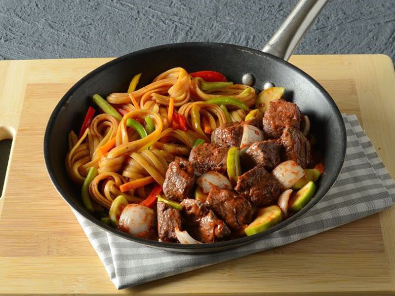 Teriyaki Beef Pan Platter