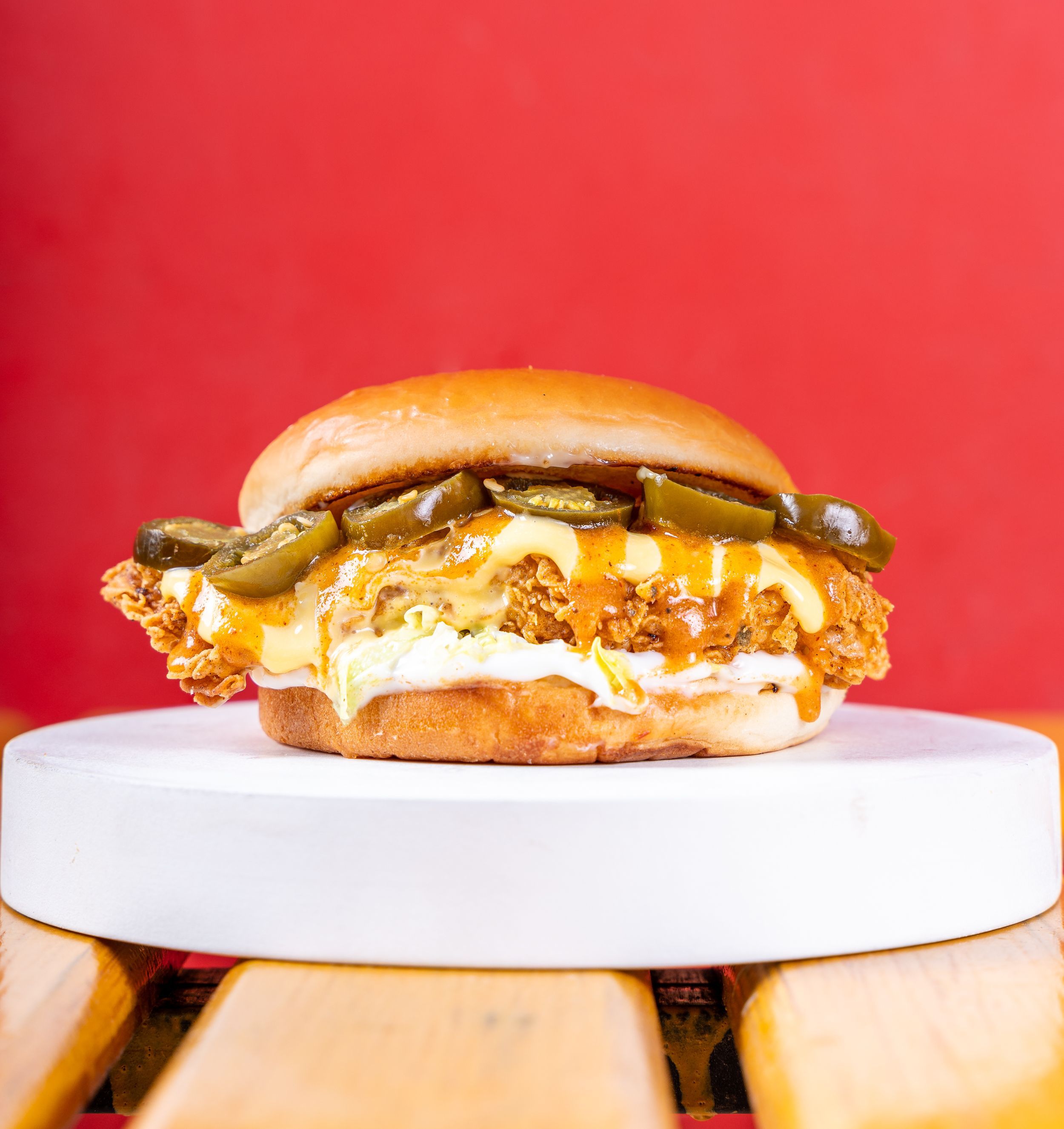 Fried Teus Buffalo Chicken