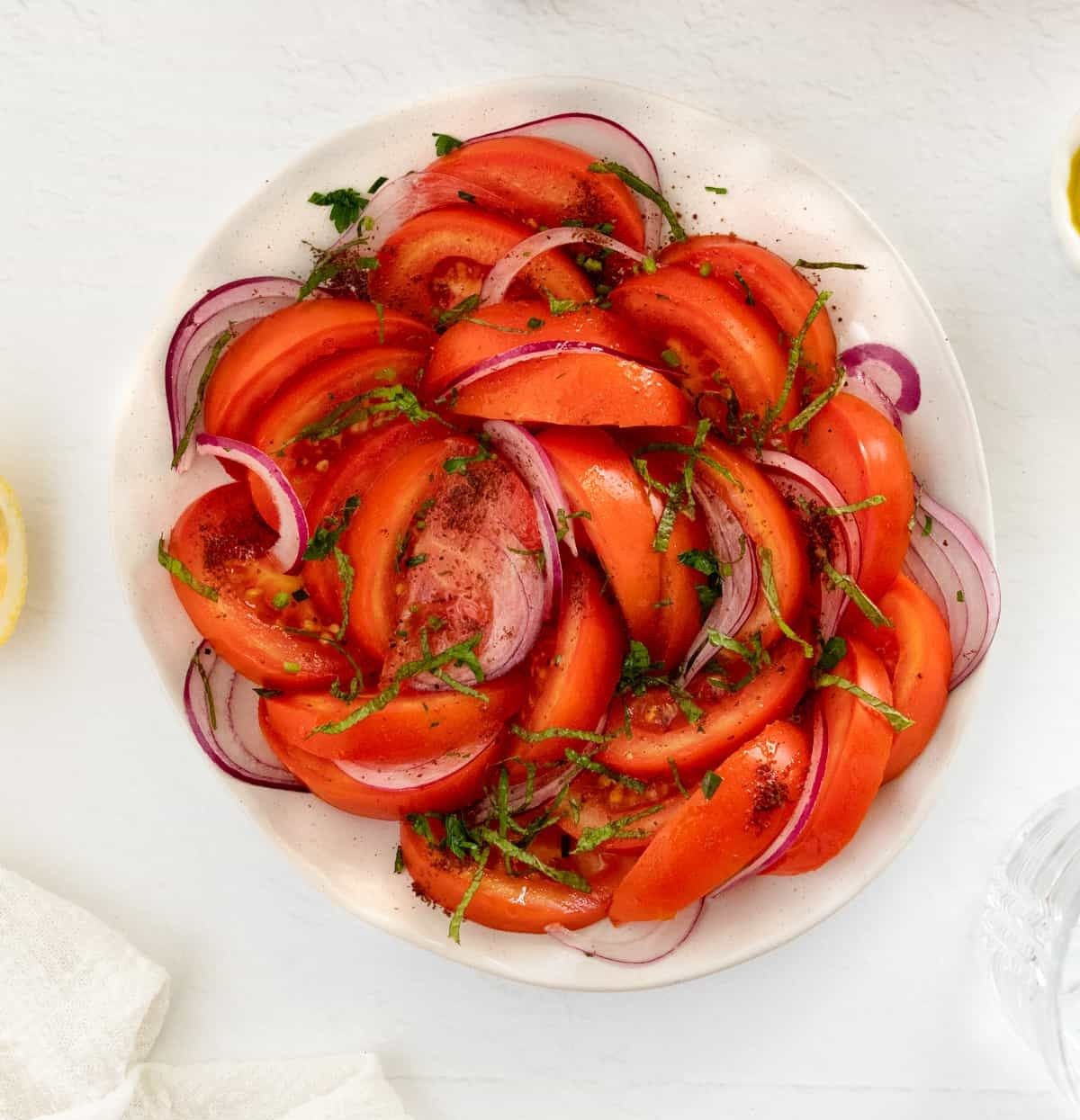 Slices And Onions Dish