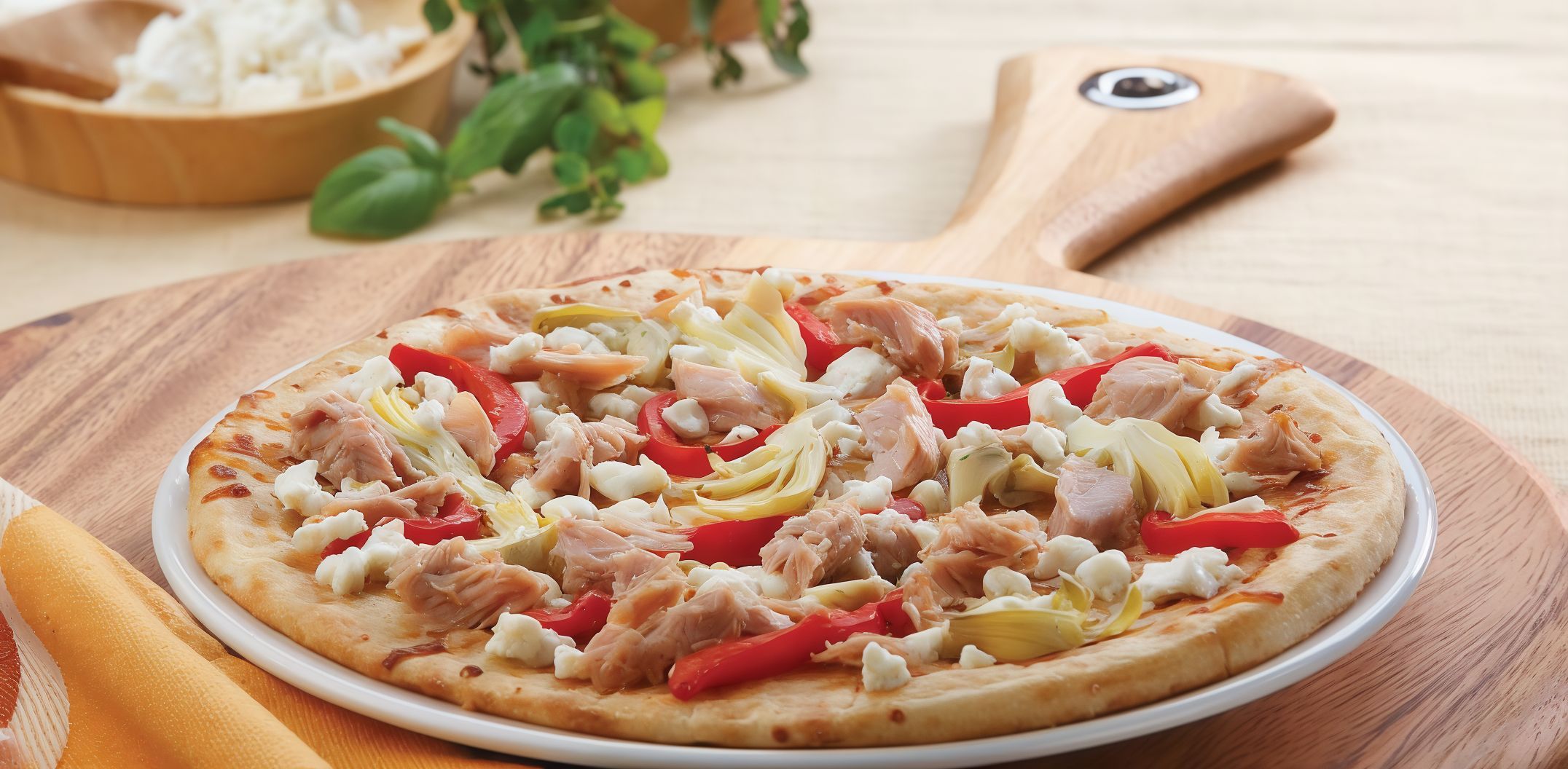 Tuna Pieces Italian Pizza