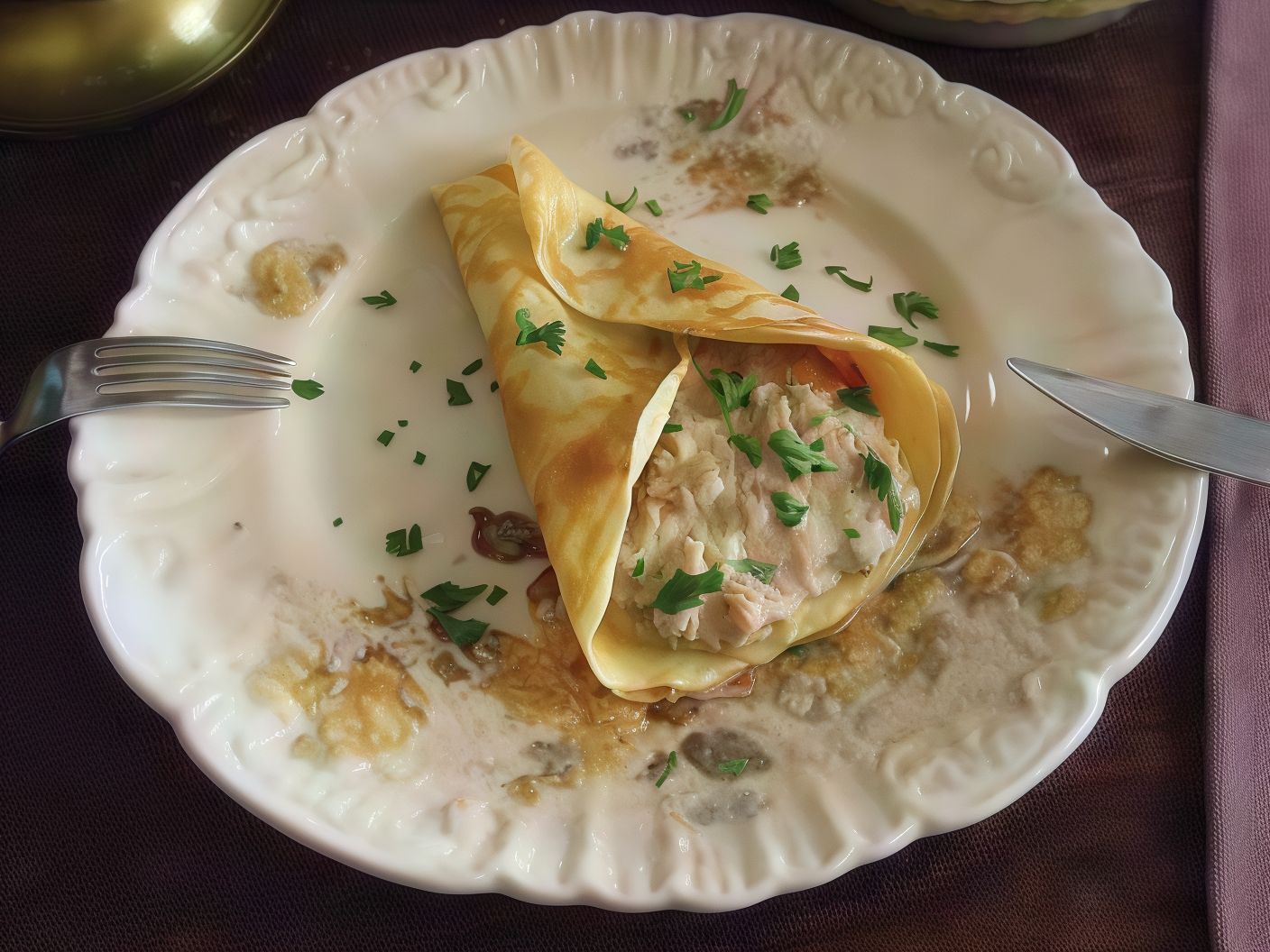 Tuna crepe