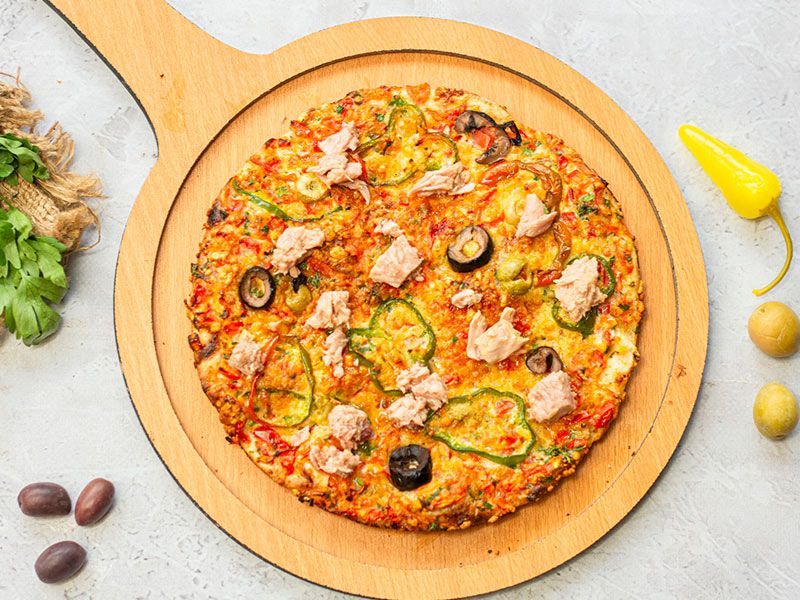 Oriental Tuna Pizza