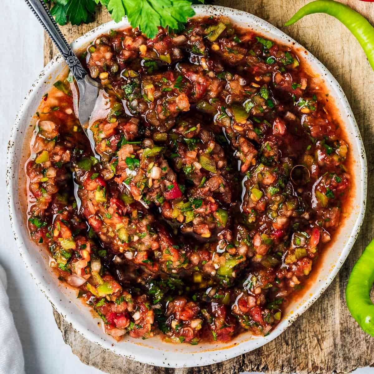 hot turkish salad