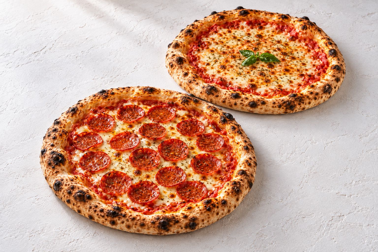 Pepperoni & Margherita