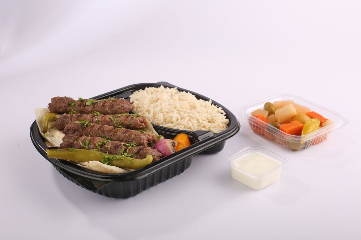 Grilled Meat Kofta Meal