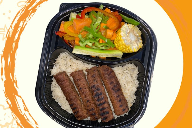 Vegetarian kofta meal