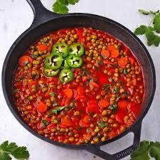 Vegan Peas (Red Sauce)
