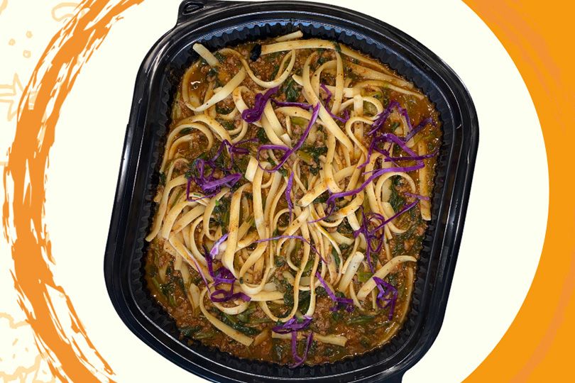 Vegan Spinach Polonaise Meal