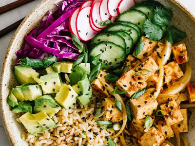 Vegetables Poke