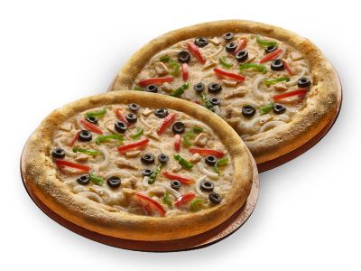 Order 1 Vegetarian Pizza And Get 1 Same Size Pizza For Free