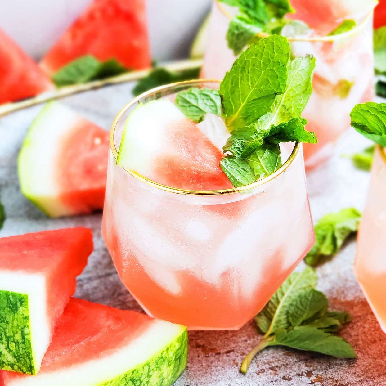 Watermelon With Mint