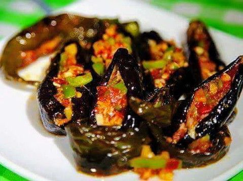 Pickled Eggplant Platter