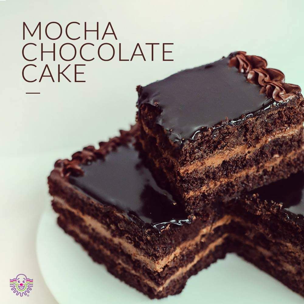 Mocha With Chocolate And Caramel Cake