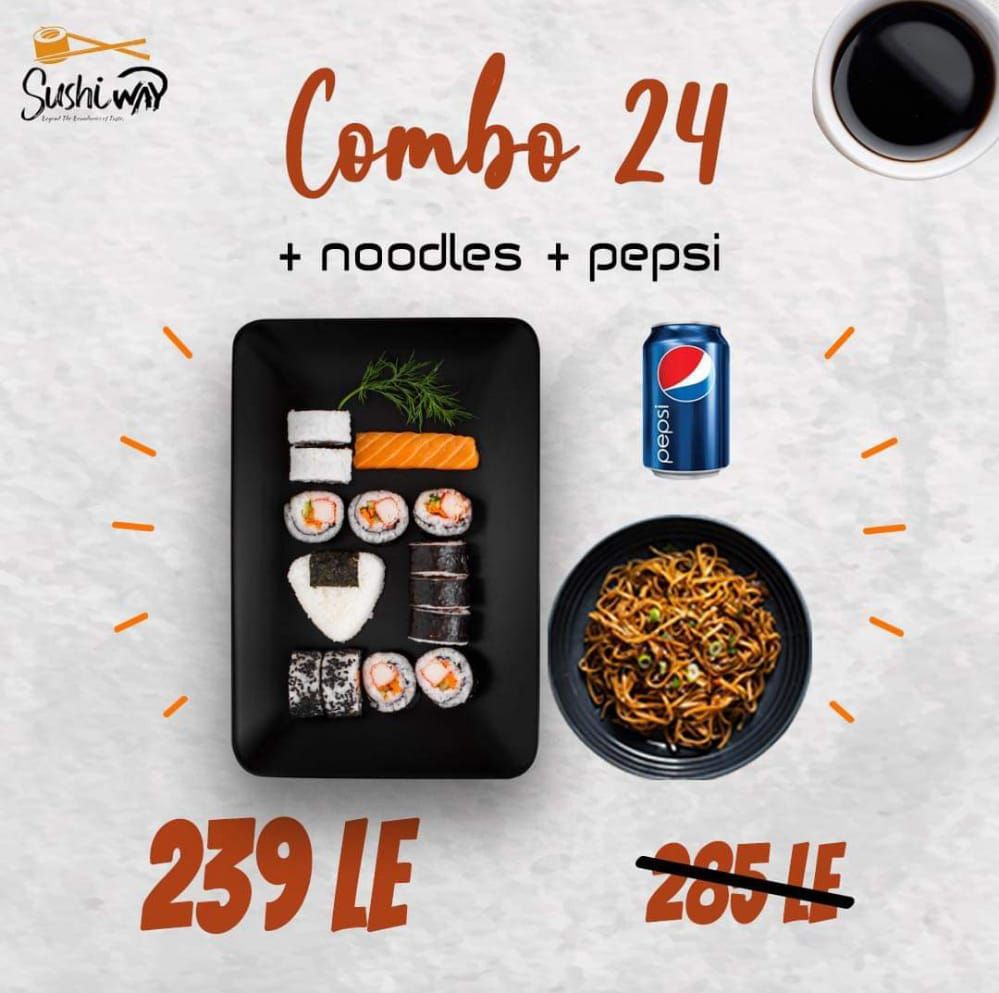 Combo 24 Pieces with Noodles Offer