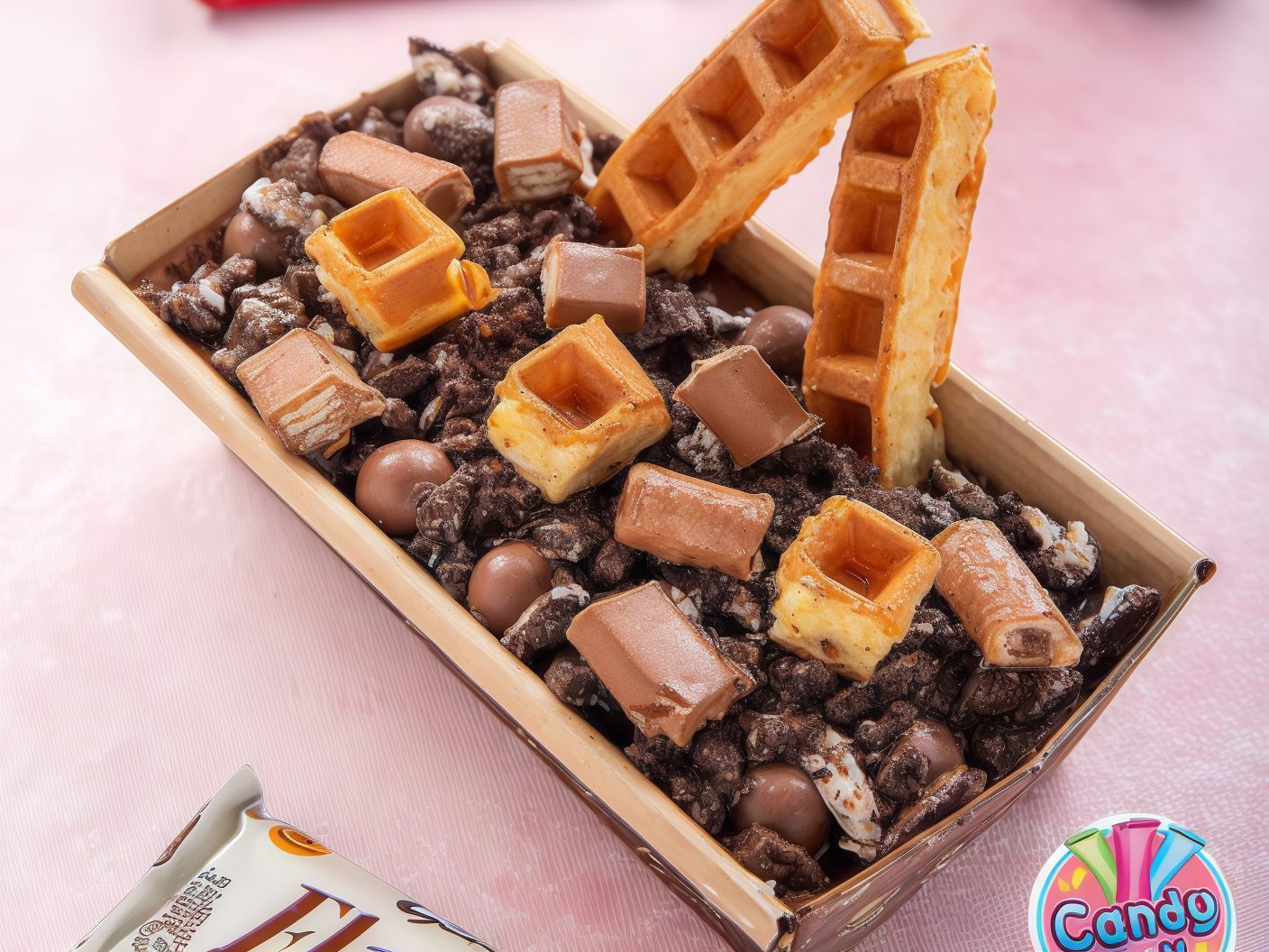 Despacito Waffle with Nuts