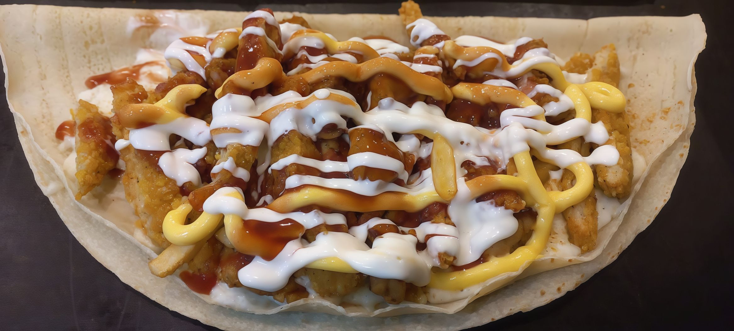 Crispy Chicken Crepe