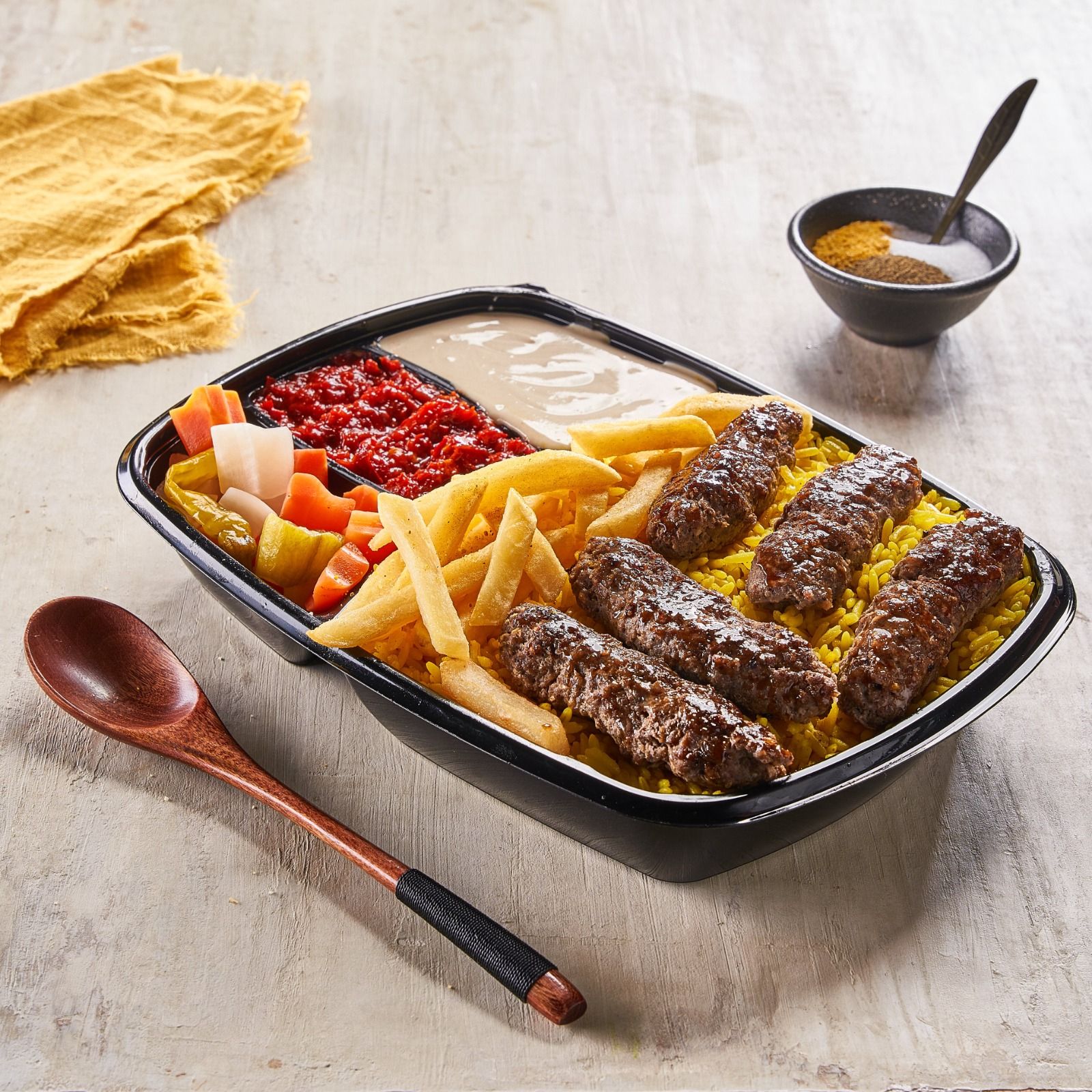 Grilled Kofta Meal