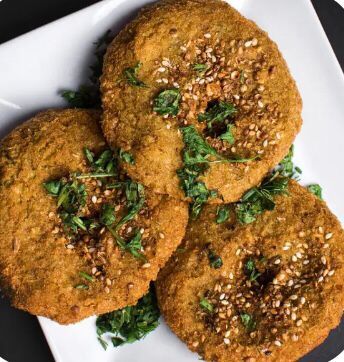 Falafel With Mesakaa Sandwich