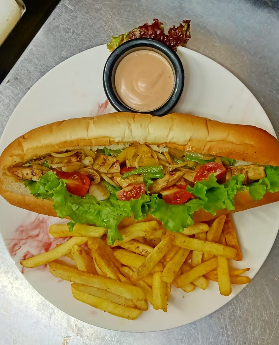 Chicken fajita sandwich