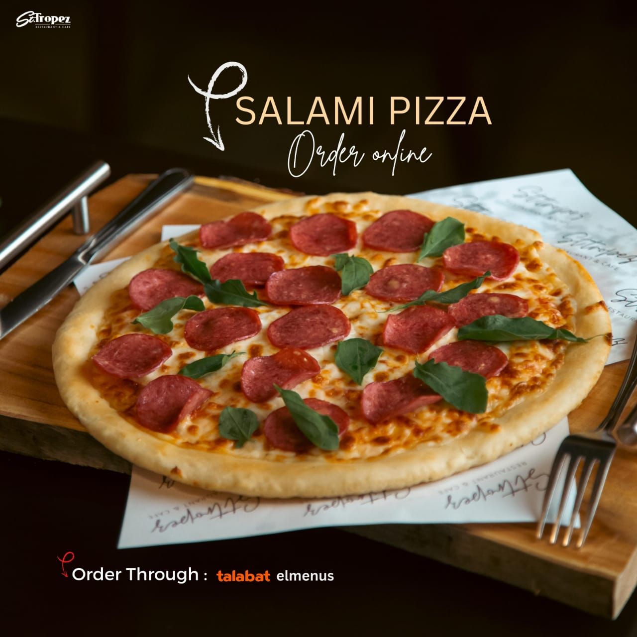 Salami Pizza