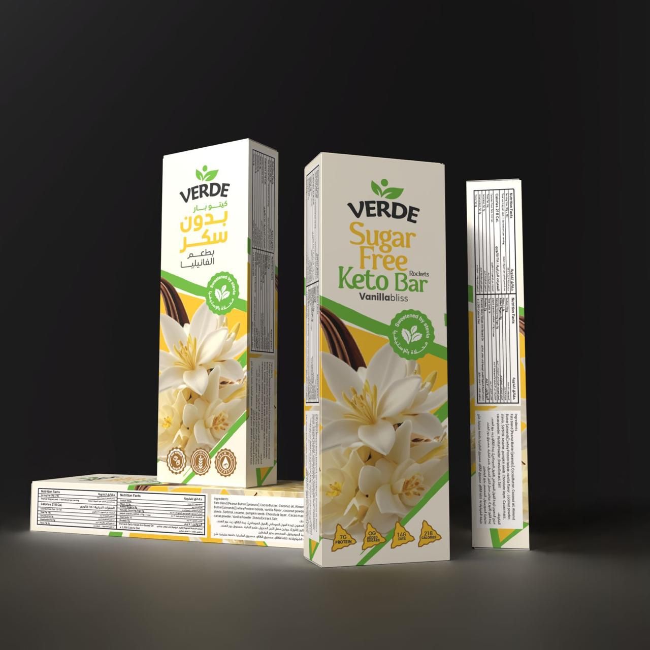 Keto vanilla bar