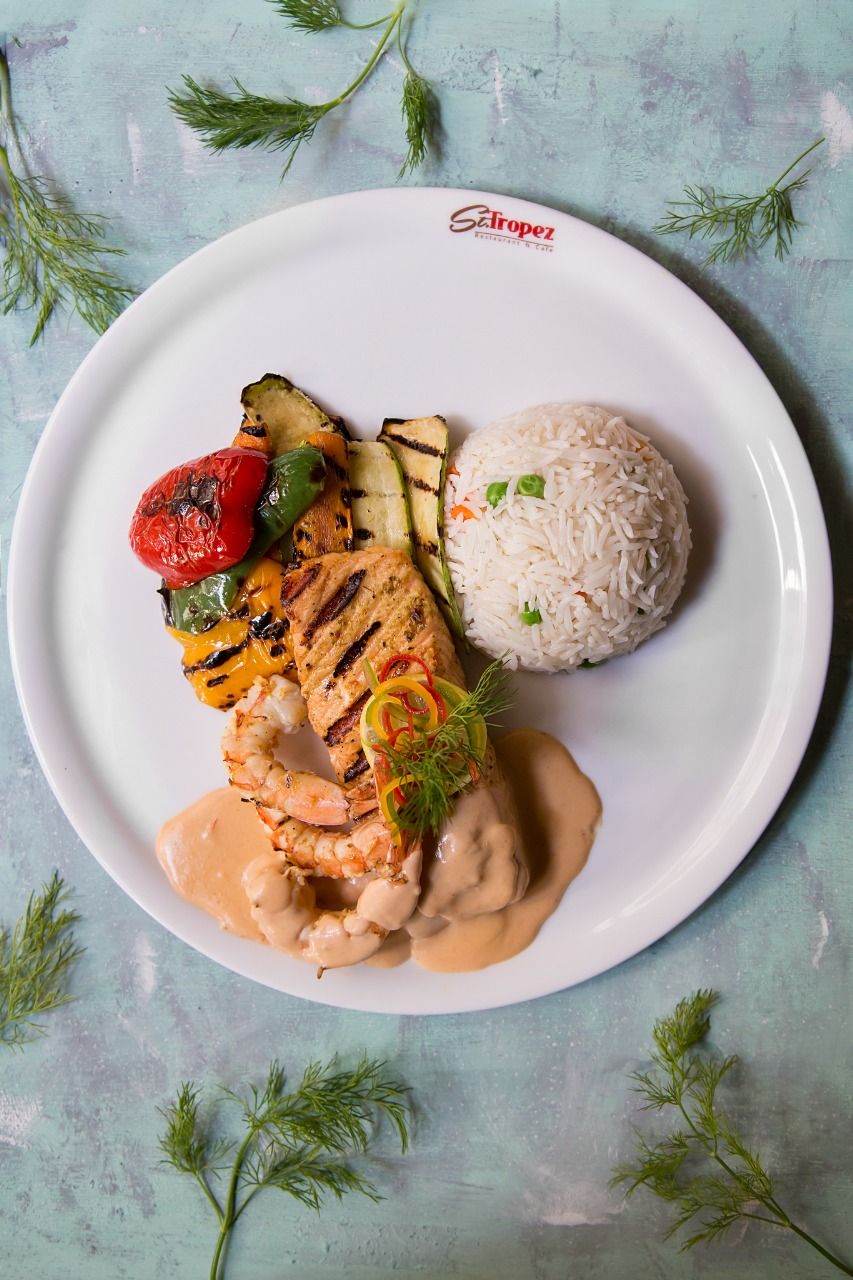 Salmon Shrimp Sauce