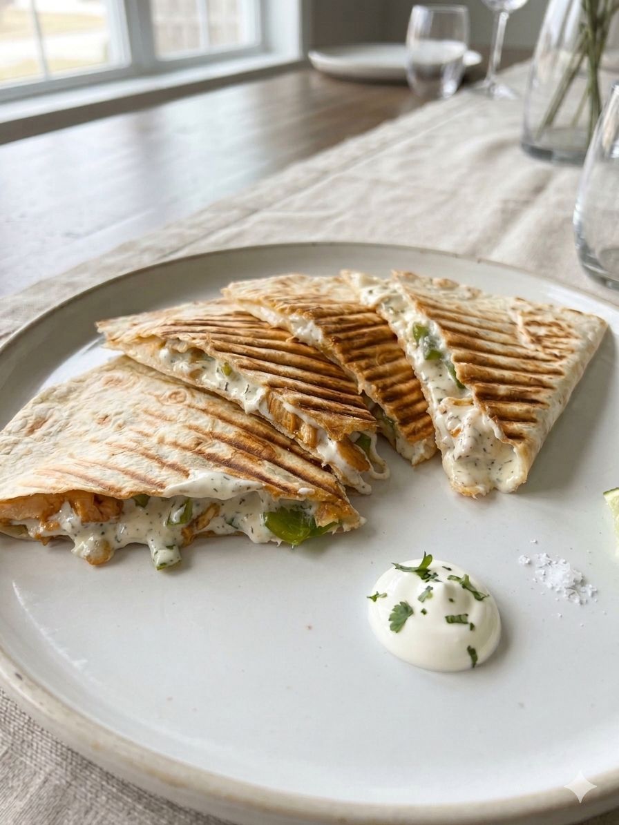 Chicken Ranch Quesadilla