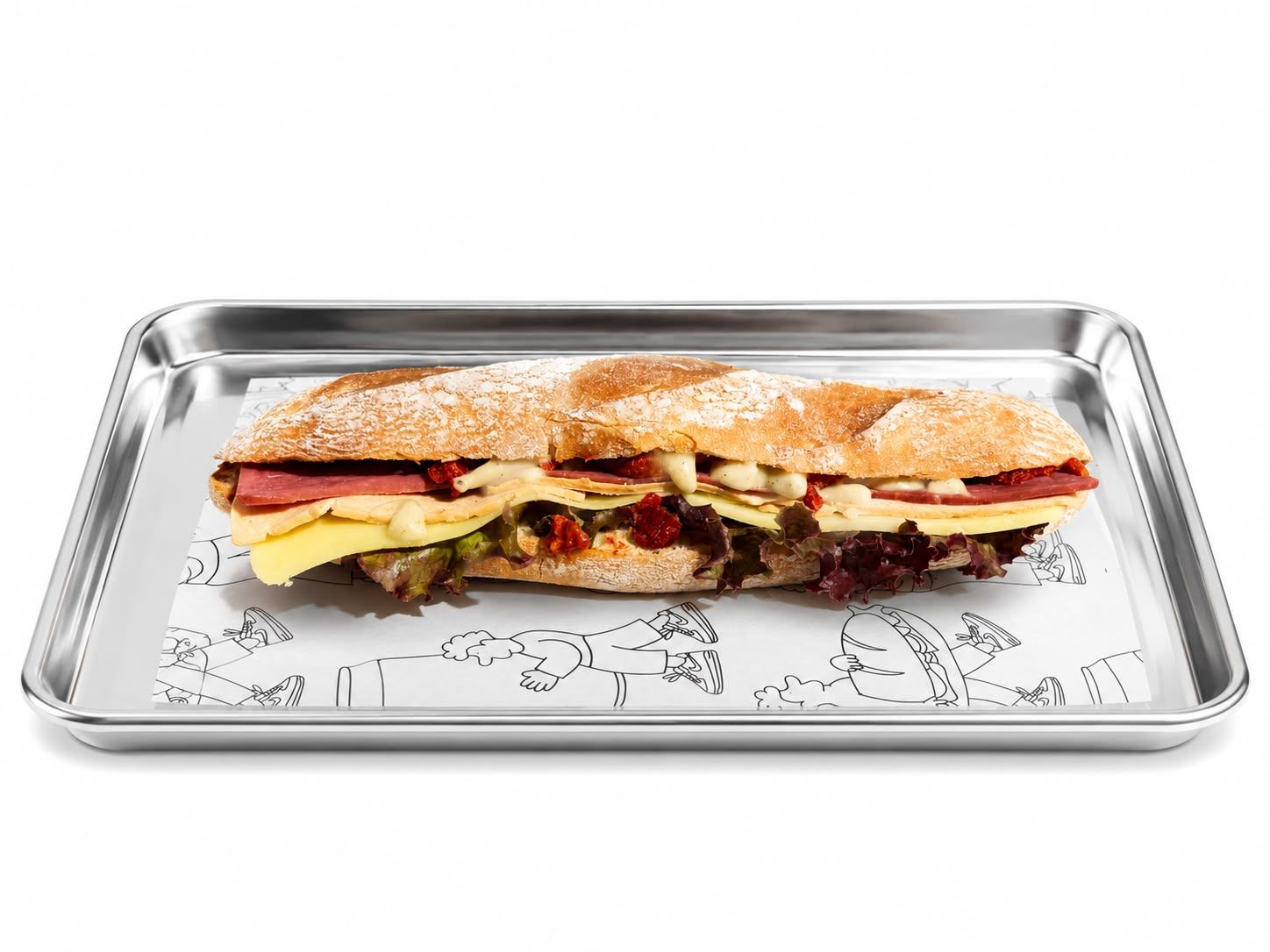 Deli Mix Sandwich on Sourdough Bread