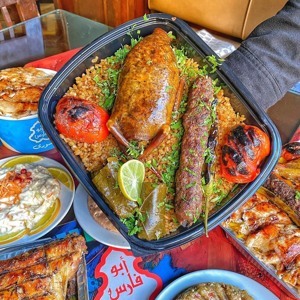 Pigeon and Kofta Meal