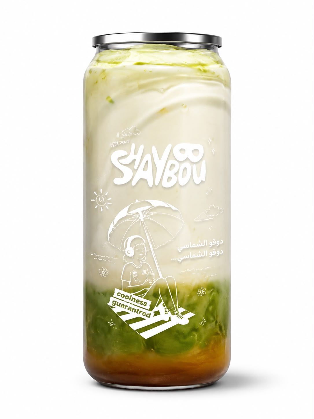 peach salted matcha