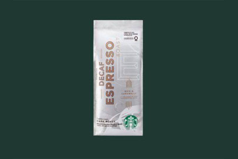Whole Bean Coffee Espresso Decaf 250 Gram