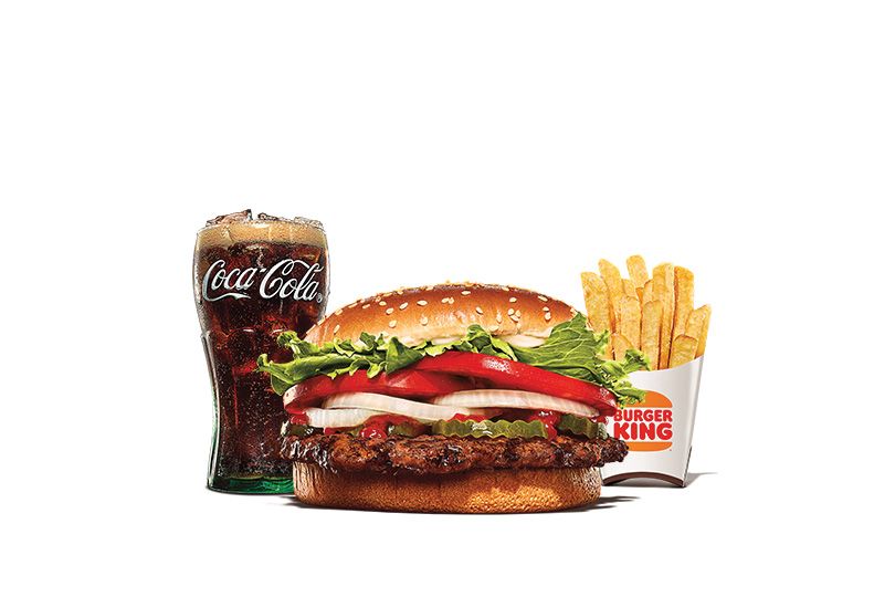 Exclusive Beef Whopper Meal