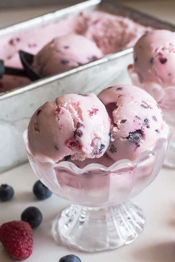 Extra Blueberry Ice Cream