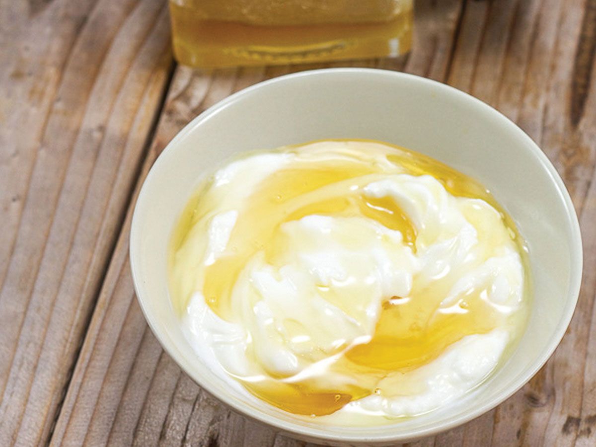 Yogurt with honey