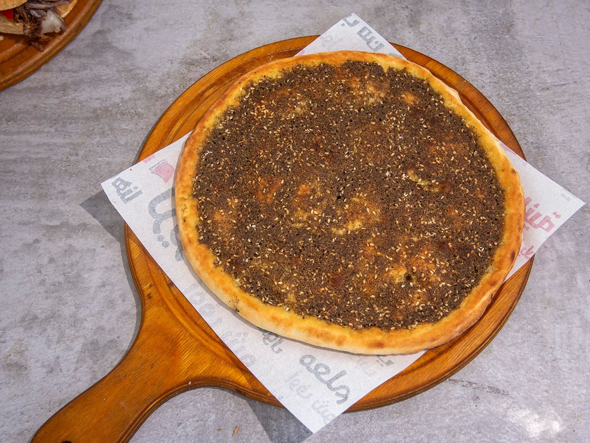 Zaatar with Greens Manoucheh