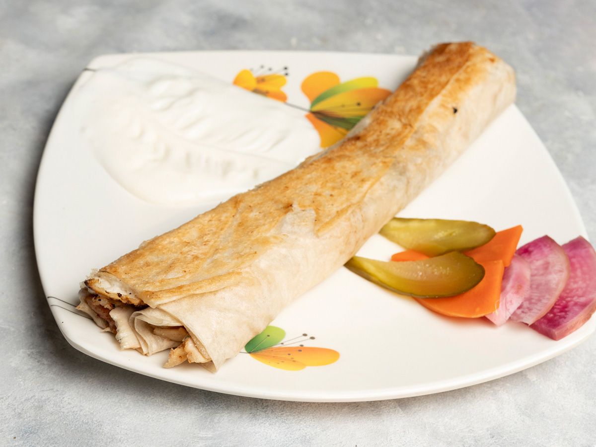 Syrian Chicken Shawarma Sandwich