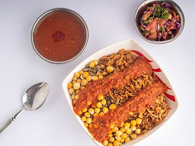 Koshary With Alexandrian Sausage