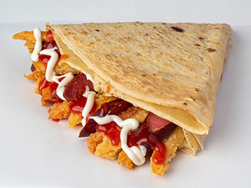 BBQ Chicken Crepe
