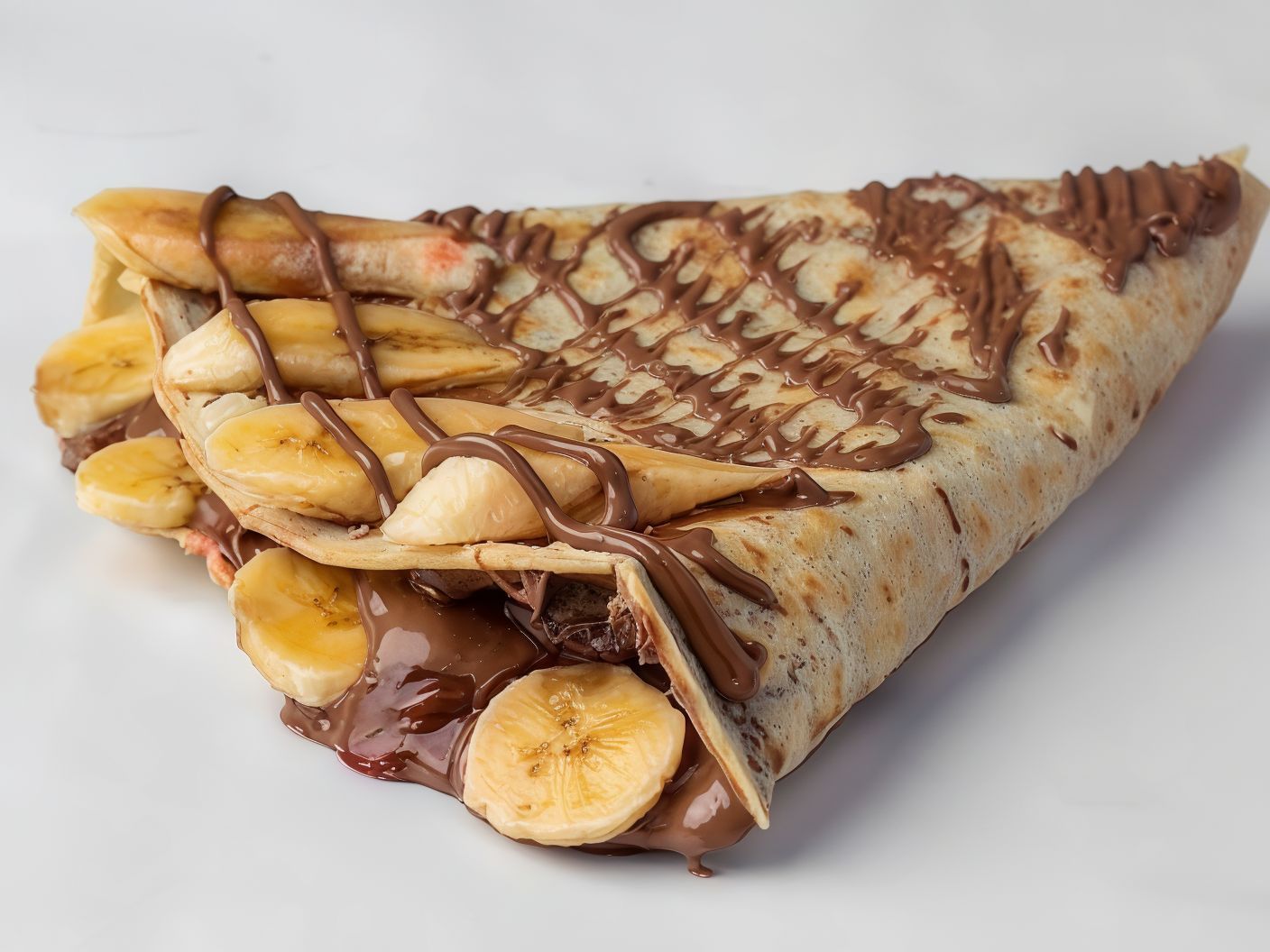 Chocolate With Banana Crepe