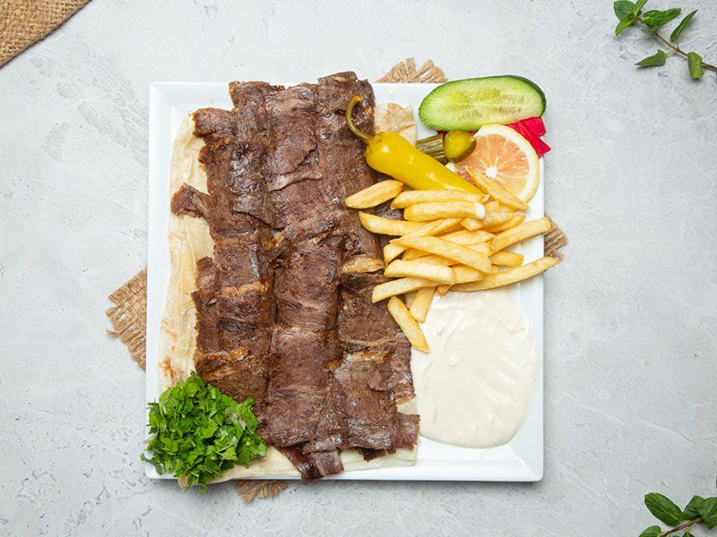 Sliced Meat Shawerma Meal