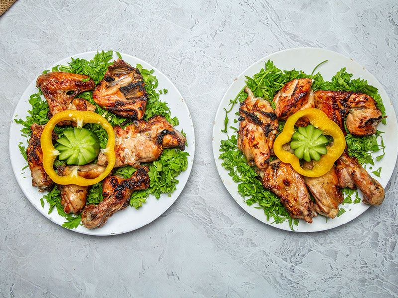 1 Charcoal Chicken with Bread