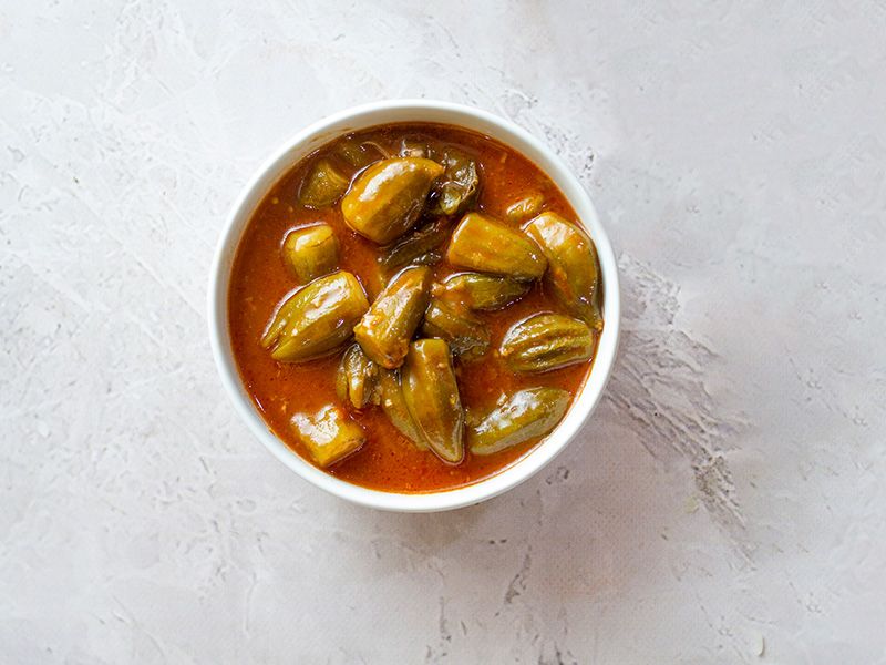Plain Okra Platter