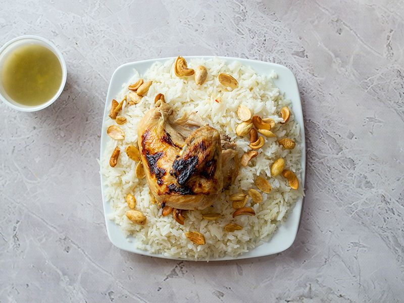 Quarter Chicken Fatteh - Breasts