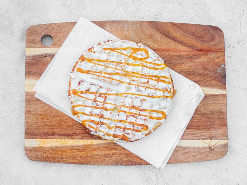 White Chocolate With Caramel Waffle