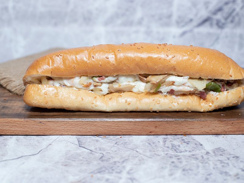 Mushroom Fajita Sandwich